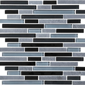 Black Timber Glass + Slate Blend