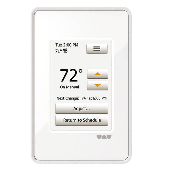 SCHLUTER®-DITRA-HEAT-E-RT PROGRAMMABLE TOUCHSCREEN THERMOSTAT SCHLUTER®-DITRA-HEAT-E-RT PROGRAMMABLE TOUCHSCREEN THERMOSTAT