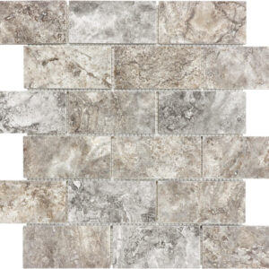 Honed Crosscut mosaics