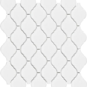 White glossy mosaics