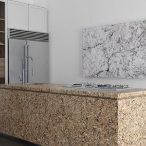 Vicostone Carmen Brown Kitchen