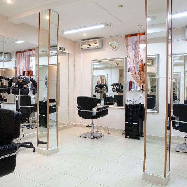 hair salon tile floors