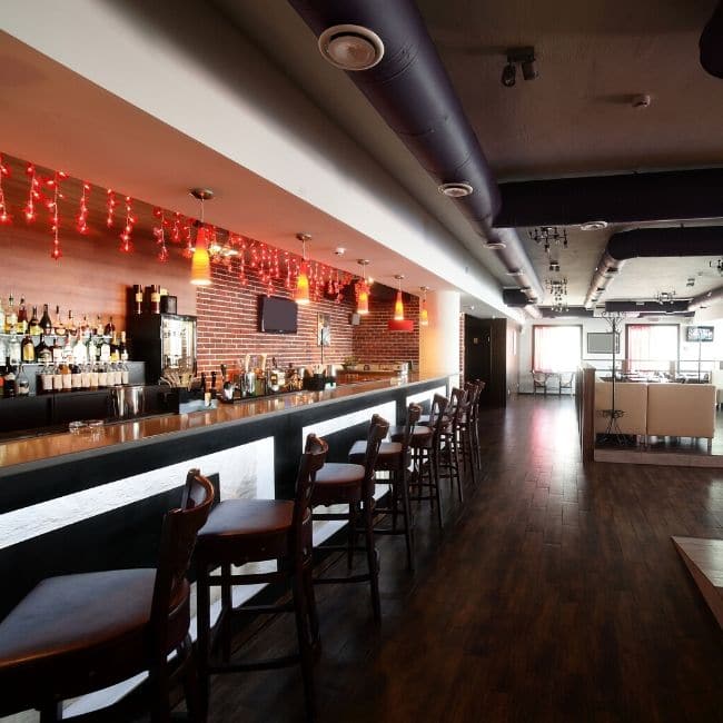 hardwood flooring for bars