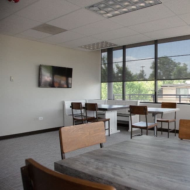 manufacturing plant lunchroom