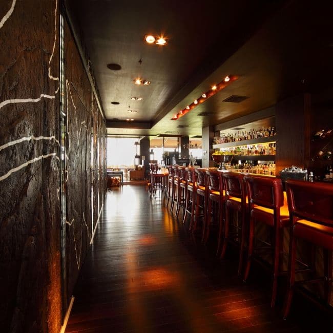 wood floors bar