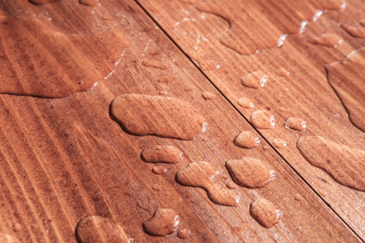 water damage floors