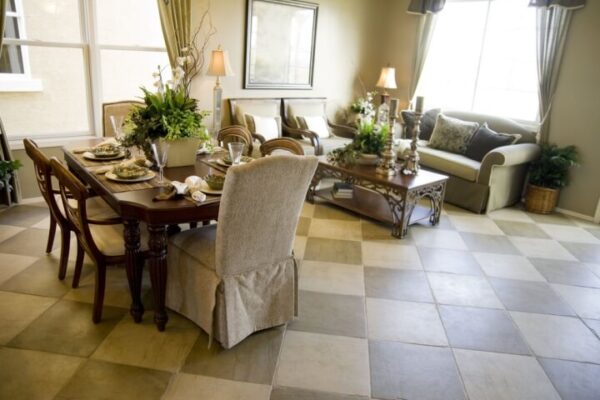 Tile flooring installation in Hamilton