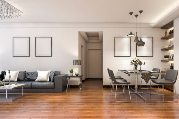 Vinyl flooring installation in Hamilton