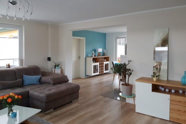 Vinyl flooring installation in Hamilton