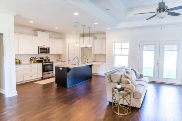 Laminate flooring installation in Hamilton