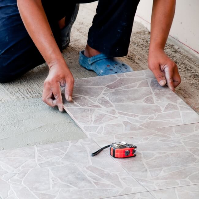 flooring installer in Hamilton home