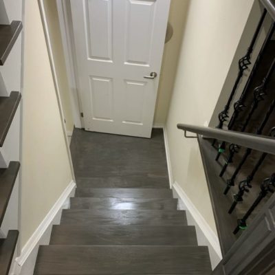 engineered hardwood brampton installation project