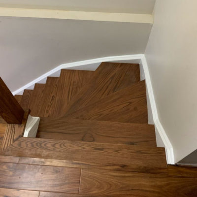 engineered hardwood flooring installation project in brampton