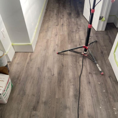 nobleton vinyl and carpet installation project