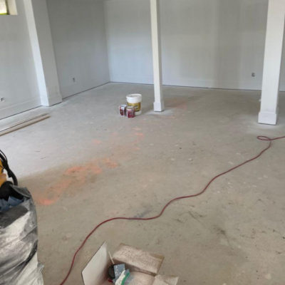 vinyl and carpet installation project nobleton