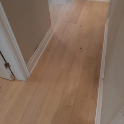 etobicoke engineered hardwood installation project 3