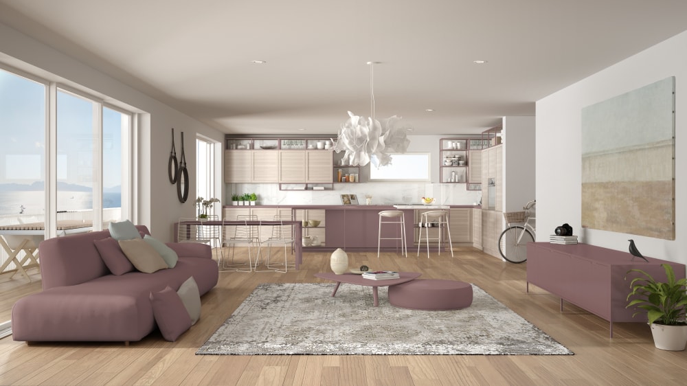 light hardwood flooring