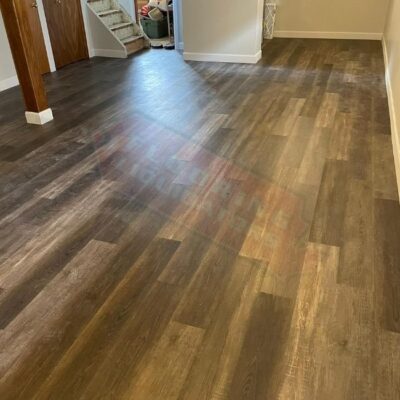 vinyl flooring basement project london02