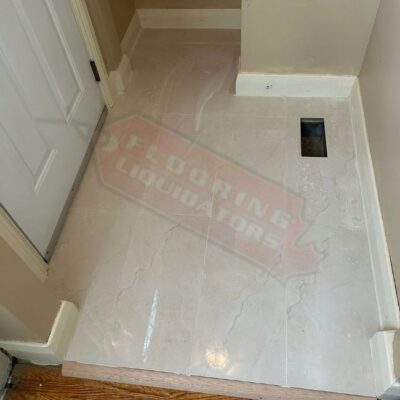 tile floor installation throughout house