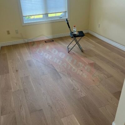 engineered hardwood installation project in bright home