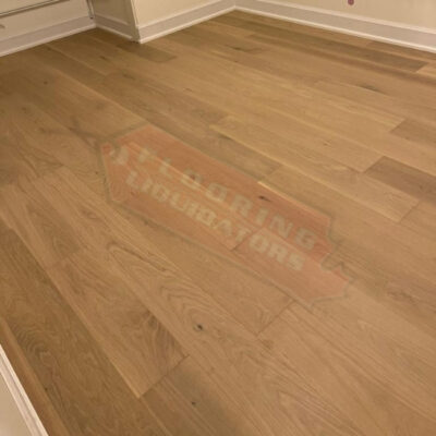 replacing carpet with engineered hardwood floor