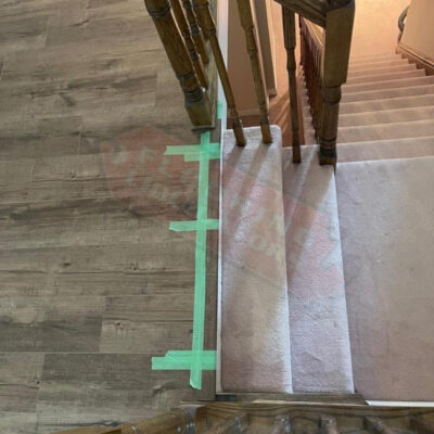 vinyl installed in newly bought house