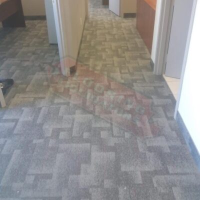 carpet tile installation in office