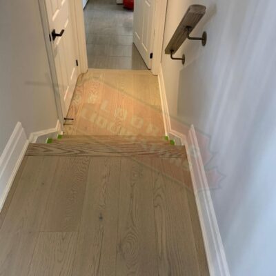 hardwood installed in modern home