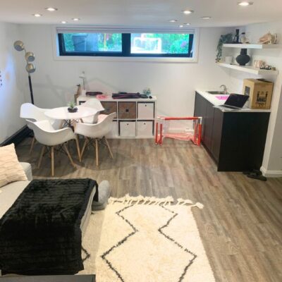 home renovation new vinyl flooring
