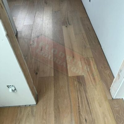 new house built with hardwood