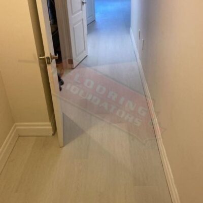 vinyl click floor install in basement