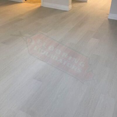 vinyl click floor installation in basement