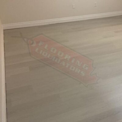 vinyl click flooring install in basement