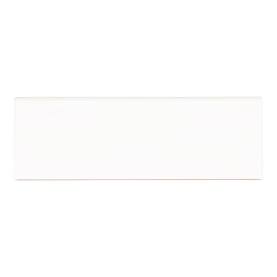 metro white 4x12 bullnose glossy metro white 4x12 bullnose glossy