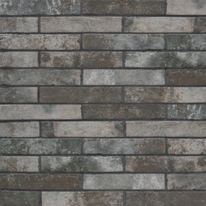 Charcoal Brick 2x10 Brickstone Porcelain