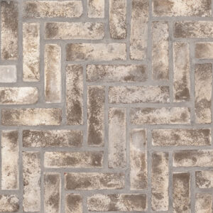 doverton gray clay brick herringbone iso