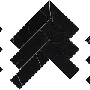 Nero Marquina Herringbone