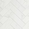 NESHADA - MARBLE - 2" X 6" NERO MARQUINA  HERRINGBONE