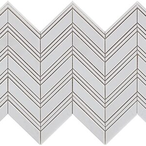 Thassos Chevron w/White Trim