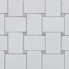 NESHADA -  THASSOS LARGE BASKETWEAVE - MOSAIC
