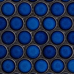 Penny Round Blue