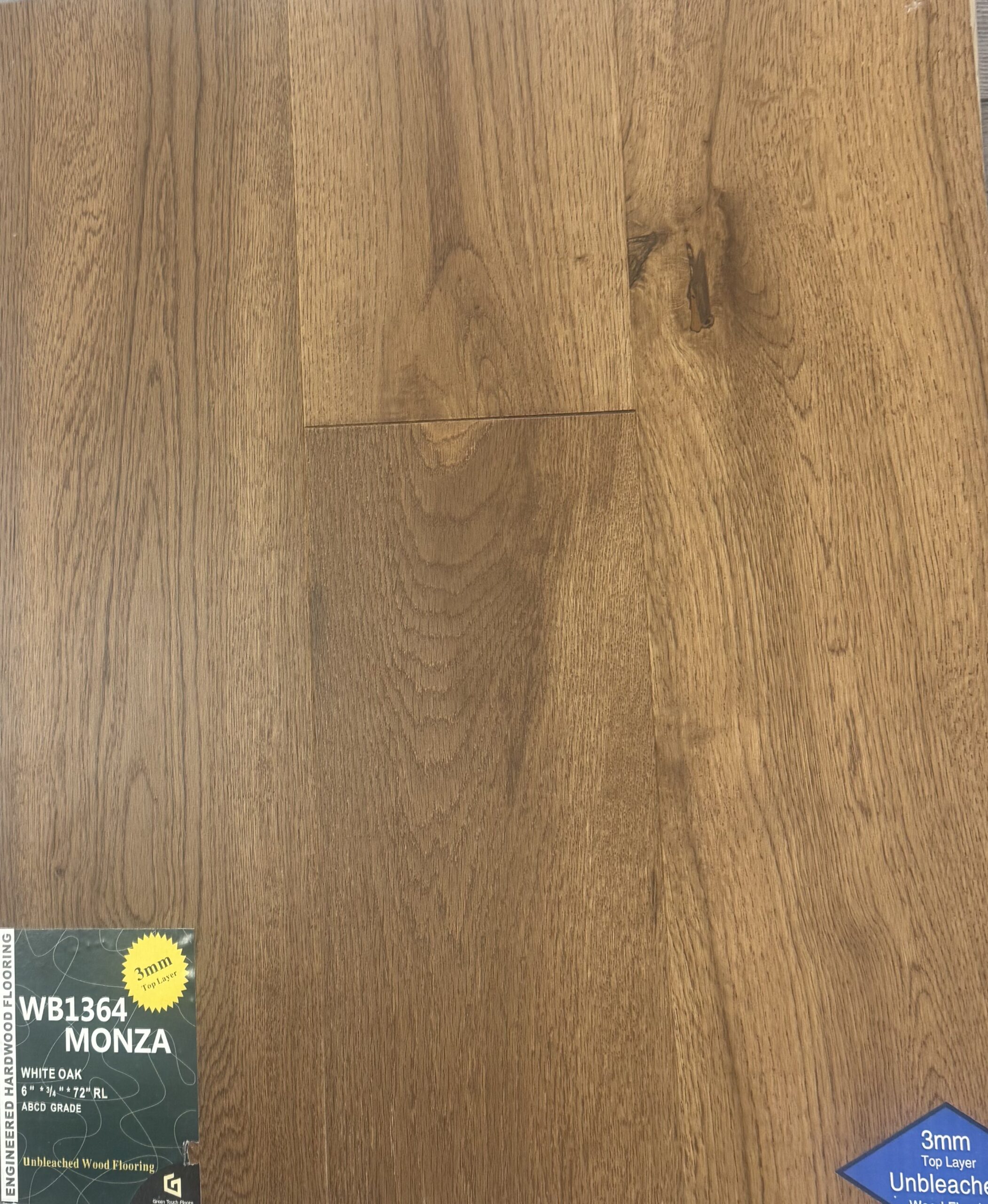 GREEN TOUCH - WHITE OAK - ELEGANCE - 6" X 18MM - T&G ENGINEERED GREEN TOUCH - WHITE OAK - ELEGANCE - 6" X 18MM - T&G ENGINEERED
